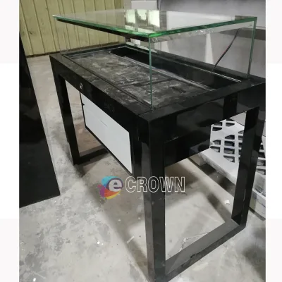 Customized Logo showcase Shop Glasses Kiosk Best Sales Trailishowcase Kiosk Shopping Mall Glasses OEM