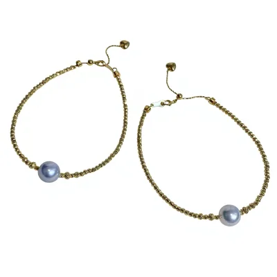Ehao Jewelry 18K Gold Flash South Sea Pearl Bracelet