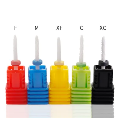 Wholesale Small Rocket Shaped 3/32" Ceramic Nail Drill Bits Manicure Pedicure Apparatus Manicure Gel Polish Remove Nail Bits