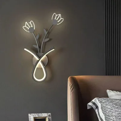 45X23CM With LED Night Light Superior Bedroom Bedside Lamp Room Wall Lamp Bedside Wall Lamp