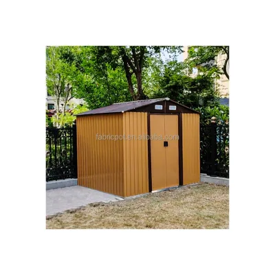 8x6FT High Quality Oem Competitive Price Bicycle Garden Buildings Sheds Large Metal Storage Shed for Sale