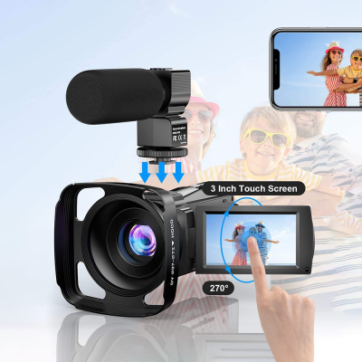 5k Camera Youtube Video Camcorder Night Vision Professional Motion Picture Video Cameras for Photography Equipment