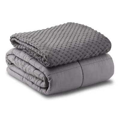 Heavy Stress Security High Quality Minky Cover and Weighted Blanket for Anxiety