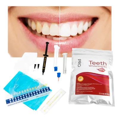 GlorySmile Professional Clinic Dual Gel Sensitive Teeth Whitening Kit Tooth With Opener Cheek Retractor