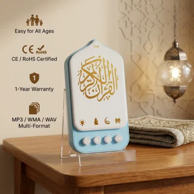 GoTall Mini Portable Quran Player Digital Quran Speaker Display Muslim Islamic Gift Pocket Size Offline Quran Recitation