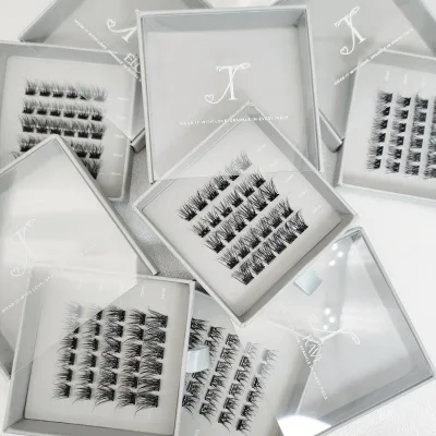 Individual Press on Lashes Waterproof Pre-Glued Lash ClustersDIY Eyelashes Cluster Lashes Wholesale Eyelash Extension