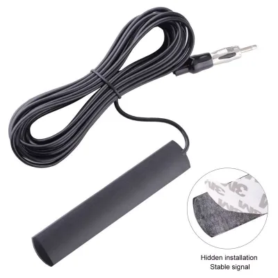 ANT-309 Car Radio Sticker Antenna Windshield Paste Mount FM Antenna Strong Signal Car Front Rear Window Patch Antenna