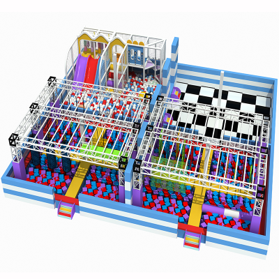 Indoor Amusement Park Customized Design Trampoline Theme Park for Sale