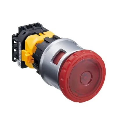 IDEC XN4E-TL403Q4MR Emergency Stop Push Button Switch Metal LED Illuminated Padlockable