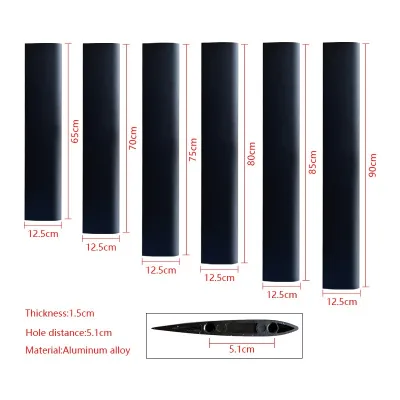 Water Sports Accessories Wind Wing Surfing Hydrofoil Column Mast 6061T6 Aluminum Alloy 60-90cm Hydrofoil Column