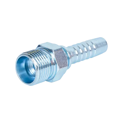 Hot Selling Customized H-Type Straight Male Thread Carbon Steel Hydraulic Fittings 10411 Model New Condition 1 Year Warranty