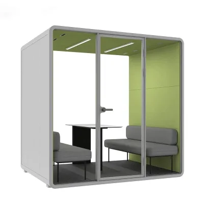 Prefabricated House Removable Work Cabin Acoustic Soundproof Meeting Room Work Privacy Office Pod