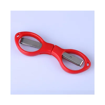 Popular Red Portable Folding Scissors for Sewing Handmade Steel Cross Stitch Needlework Tool