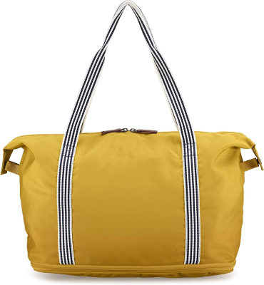 Duffle Bags for Travel Multiple Styles and Colors, Antique Gold Packaway Duffle Travel Duffle