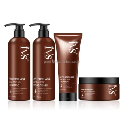 OEM Professional Hair Care Set Anti Hair Loss Shampoo Natural Hair Growth Shampoo and Conditioner