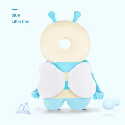 Baby Head Protector Backpack-Adjustable Baby Fall Back-Soft Head Cushion for Protection While Learning to Walk and Crawl
