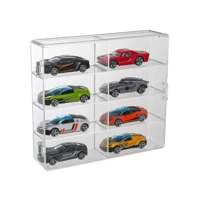 Clear Acrylic Display Case Car Wall Case Diecast Model Car Display Case Clear Storage Cabinet Diecast Car Display Rack