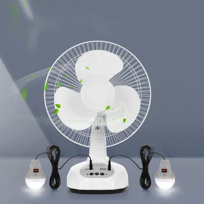 In Stock 16-Inch Outdoor Adapter Standing Fans High Speed 9 Volt DC Solar Powered Electric Rotatable Plastic for Household Use