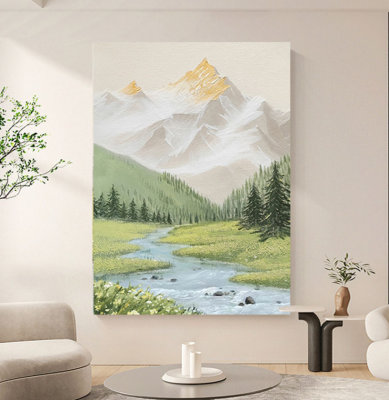 Cream Style Bedroom Headboard Decoration Painting Still Life Canvas Print Painting