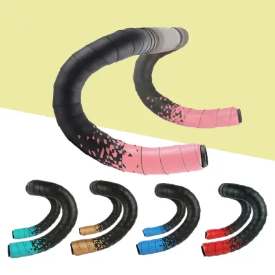 Ultra-light Road Bike Handle bar Tape Gradient Color Bicycle Handlebar Tape PU+EVA Breathable Cycling Equipment bar Tape