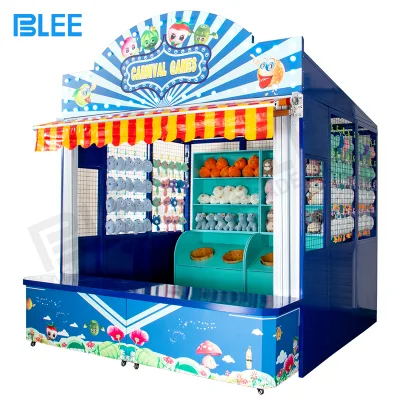 Funfair Outdoor Carnival Ball in a Bucket Game Stall Interactive Equipment Square Facilities Commercial Carnival Games Booth