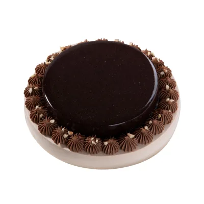 Wholesale Hazelnut 8-INCH Mousse Cake Frozen Dessert Restaurant Buffet Desserts Chocolate Cake Designs