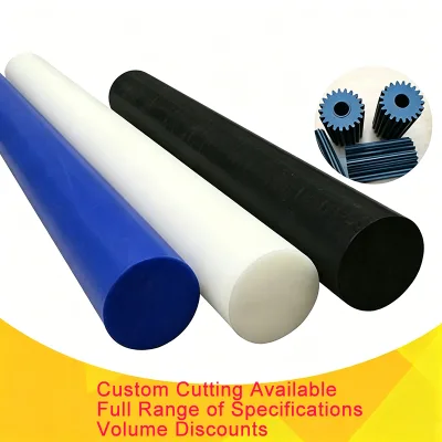 Professional Carbon Fiber Graphite Filled Graphite PTFE MC Nylon PA6 PE PP POM Rod