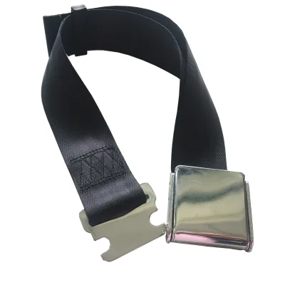 Aviation Accessories 2-Point Aircraft Seat Belt Extender Steel Polyester ABS Sports Design Safety Extension for Airplane Seats