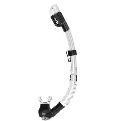 Recommend Silicone Universal Freediving Snorkel Semi Dry Snorkel for Adults