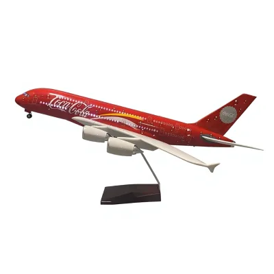 Factory Directly 47CM A380 Airplane Model 1:160 Resin Cocacola Hot Selling Aircraft for Collecting Gift Customizable