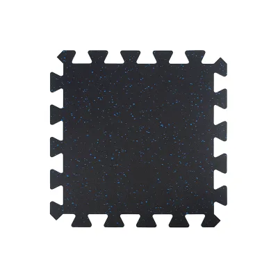 Premium Flecks 3-12mm Heavy Duty Mat Stain-Resistant Odorless Interlocking Rubber Mat Gym Flooring