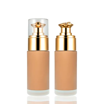 Vegan Oil Free Hydrating Foundation for Dry Skin Thick Custom Waterproof Sun protection Liquid Foundation for Full Makeup