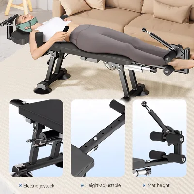 Forward Head Posture Corrector Electric Neck and Back Traction Therapy Table for Home and Office
