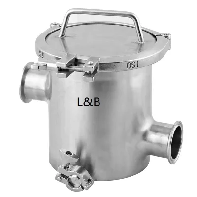 Factory Customized 12000gauss Stainless Steel 2" Magnetic Filter Trap