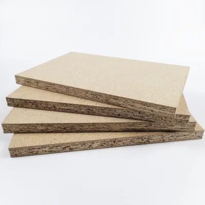 Low Formaldehyde Emission Melamine Smooth Finish Chipboard Sheet Super Strong Water Resistant for Kitchen Cabinet Carcass Board