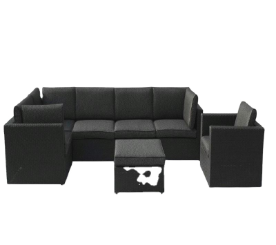 Black Durable Bulk Outdoor Furniture