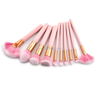 Portable Travel Kits Makeup Brush Set 10Pcs
