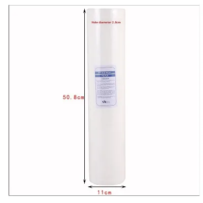20-inch Thick-Wall PP Cotton Filter Cartridge Commercial Water Purifiers High-Flow Filter Element Meltblown Polypropylene