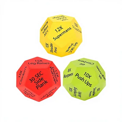 12-sided EVA Foam Dice Multi-sided Colorful Cube-shaped Right Angle Dice for Chess Card Entertainment Customizable Size Color