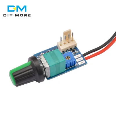 DC12V Manual Four-Wire PWM Fan Speed Motor Controller Board With Knob Switch Electrical Equipment Governor Module Power Supply