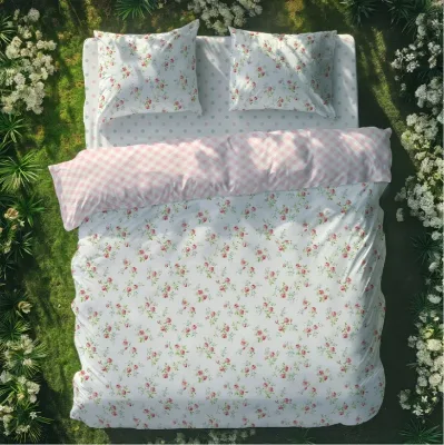 Organic Cotton Quality Bed Sheets 300 Thread Count Anti-Bacteria Various Cartoon Animated Custom Toddler's Bedding Duvet Bedding