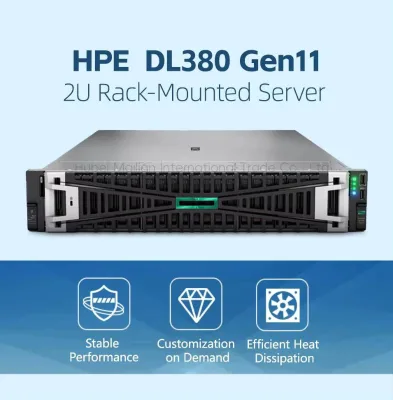 High Quality HPE DL380 Gen11 2U Rack 5th/4th Gen Intel Xeon Scalable Processor Computer Storage Wisdom Server