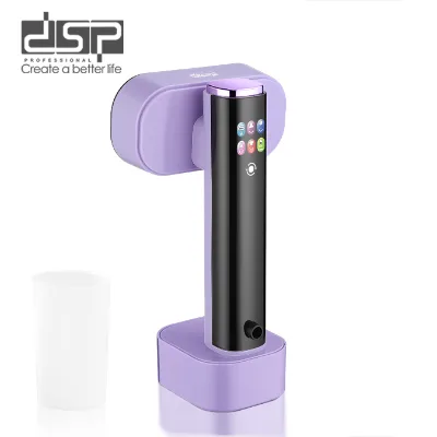 DSP KD1384 2-in-1 Handheld Garment Steamer 1300W Portable Steam Iron 90°Rotatable Head Self-Clean Travel Clothes Steamer