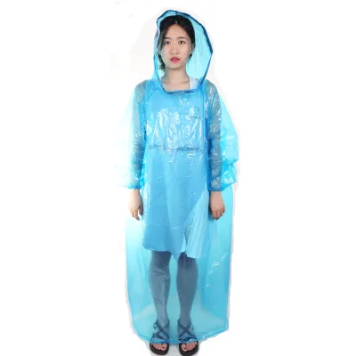Disposable Raincoat Lightweight Raincoat Travel Portable Transparent Raincoat for Adults