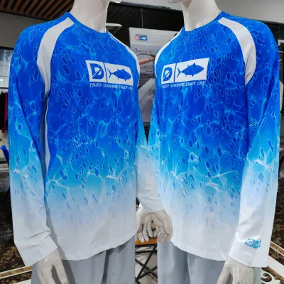 Performance Fishing Wear UV Protection Breathable Camouflage Fishing Shirts With Ventilation Holes Fishing Clothes for Men