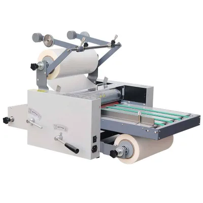 L389 Small Automatic Computerized PLC Motor Multifunctional Sticker Thermal Bopp Pvc Film Paper Laminating Machine High-Speed