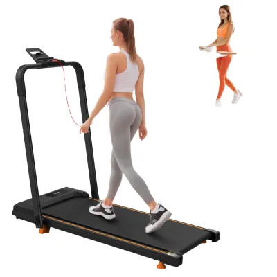 Wholesale Shock Absorption 3-in-1 Folding Treadmill with 7% Inclination and Walking Pad