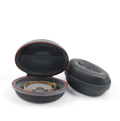 Factory Custom New Design Single Watch Storage Case Waterproof Shockproof Wrist Watch Carrying Box Travel Watch Case