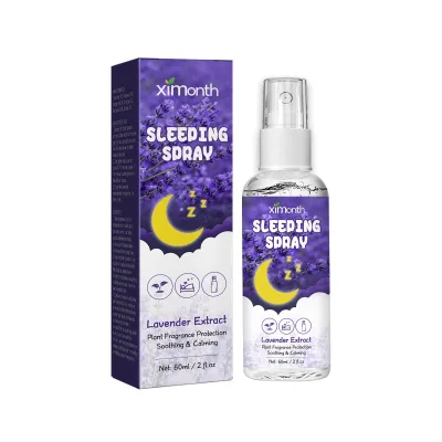 Ximonth Natural Fragrance Relaxing Calming Improve Sleep Spray Promote Deep Sleeping Aromatherapy Lavender Sleep Spray