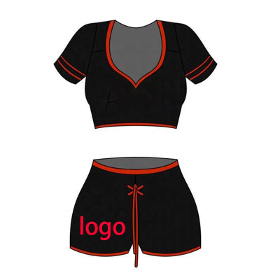 Wholesale Customize Top Ranking Hot Selling Dance Costumes Spandex Training Dancewear With Logo
